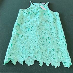 Bar III Mint Green Lace Maxi Dress